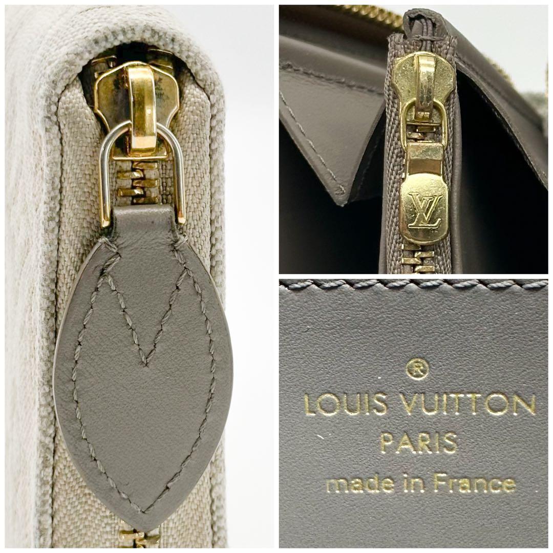 【限定品】ルイヴィトン ジッピーウォレット ジャガード モノグラム デニム