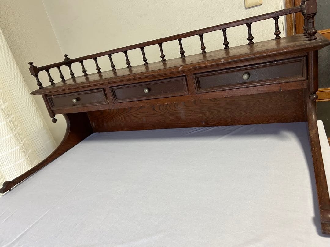 【限定値下中】アンティーク 飾り棚付き 文机 レトロ 古道具 値下12000円可