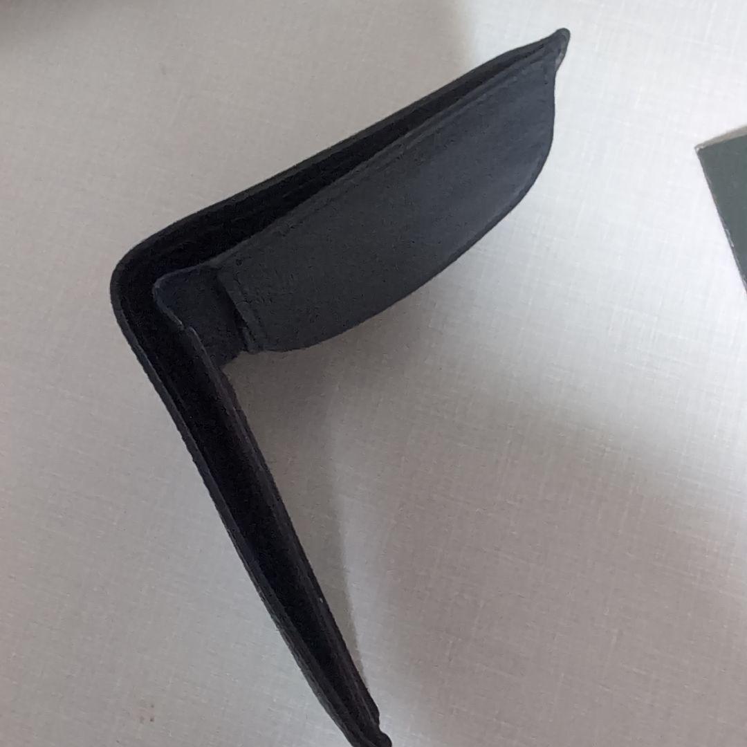 Valextra 黒 二つ折り財布