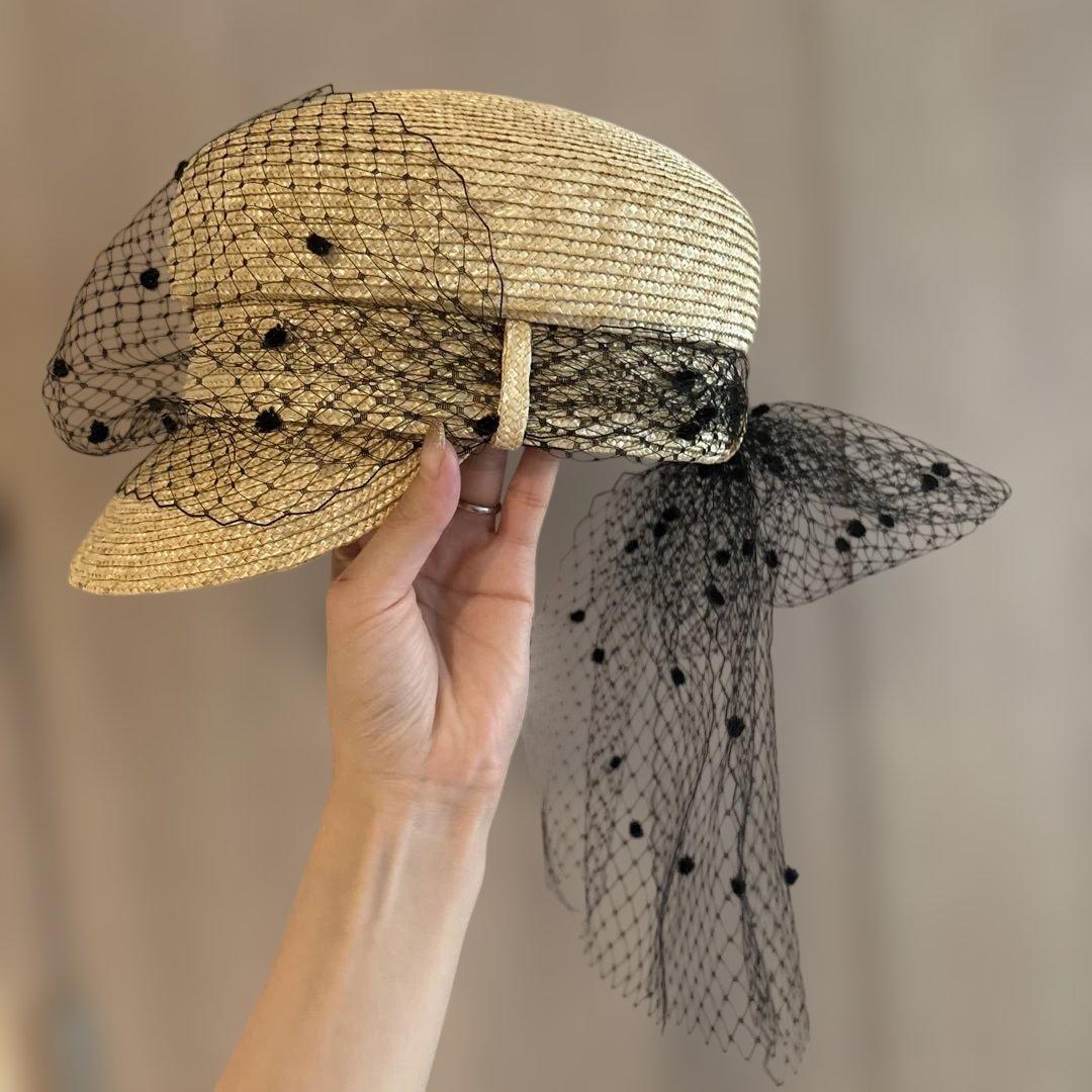 未使用ca4la定価39600円今季セール対象外品アトリエメイド☆キャスケット