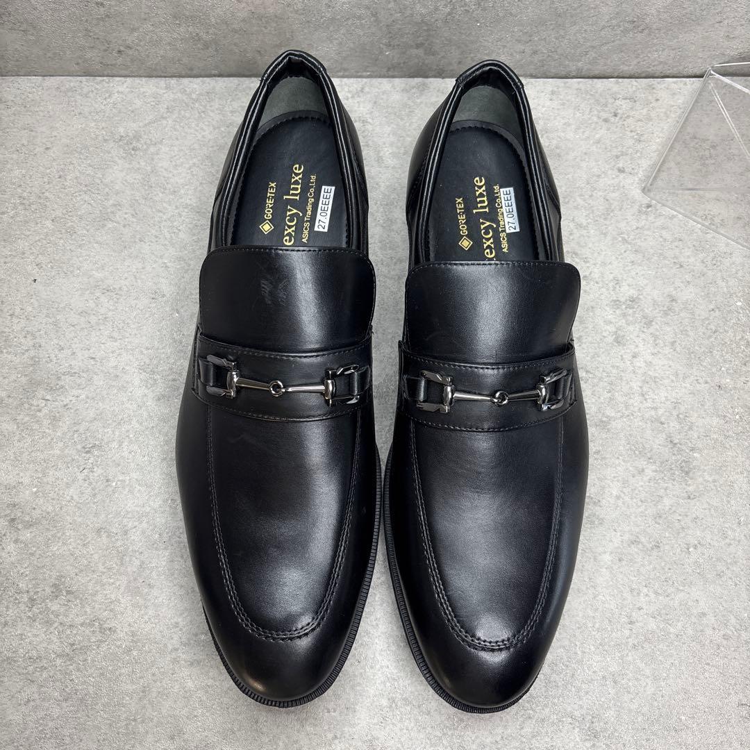 展示品未使用！texcy luxe テクシーリュクス ビジネスシューズ 革靴 黒