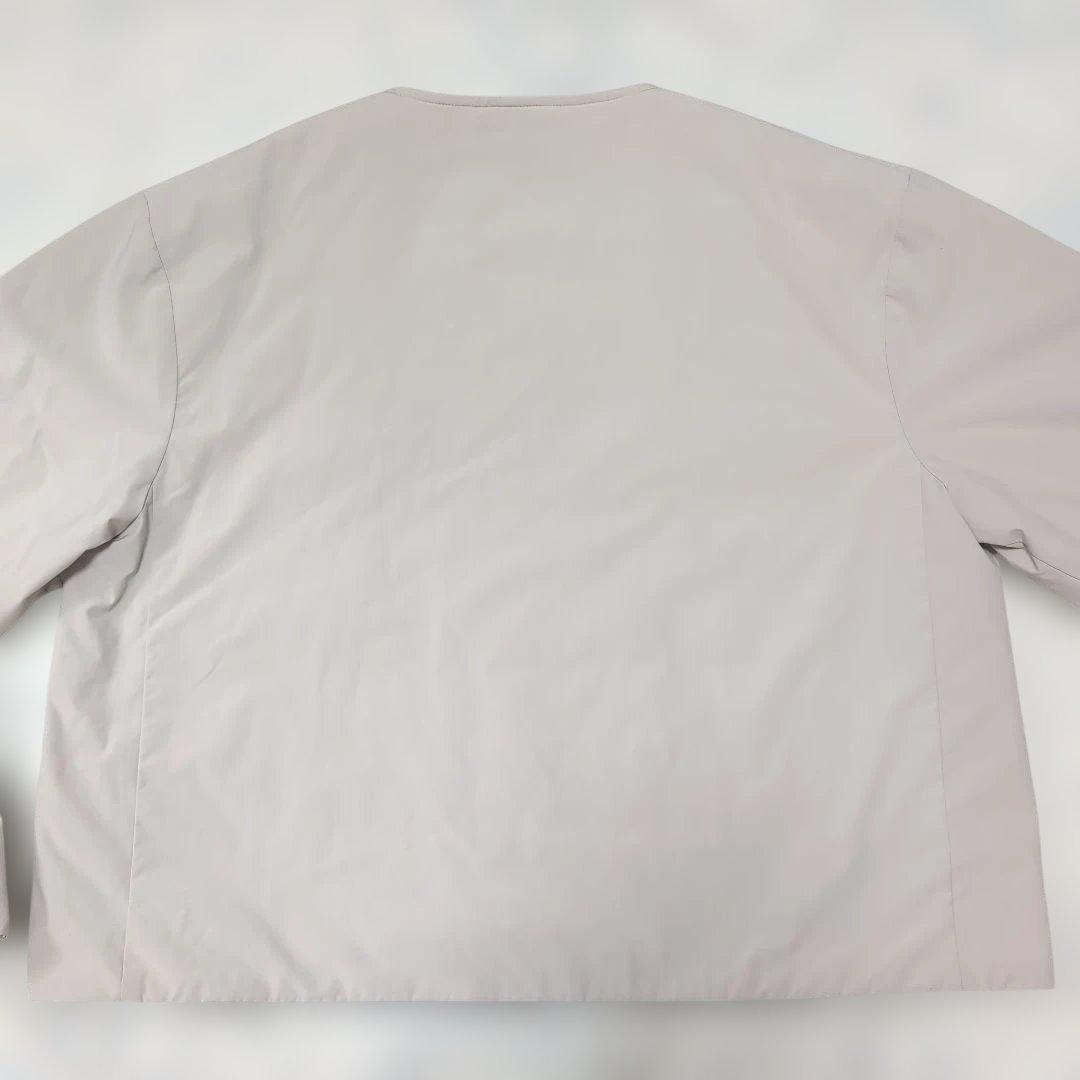 DANTON ノーカラージャケット アイボリー