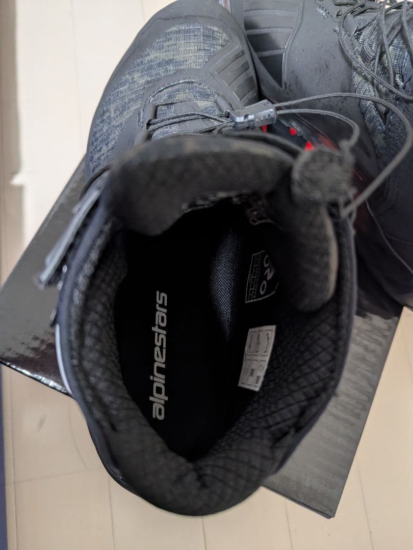 Alpinestars CR-X drystar 26.5cmブラックカモレッド