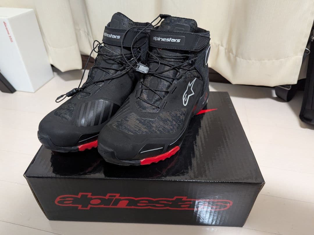 Alpinestars CR-X drystar 26.5cmブラックカモレッド