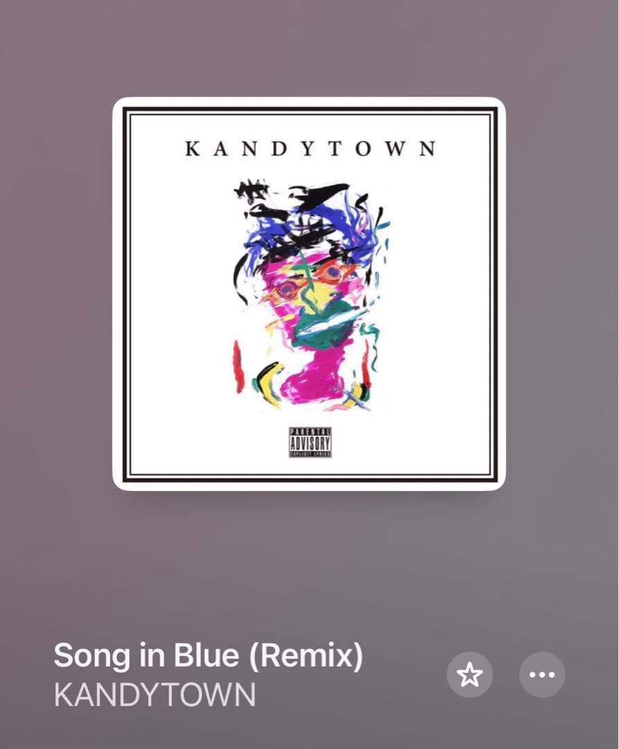 邦楽 KANDYTOWN Song in Blue (Remix) CD