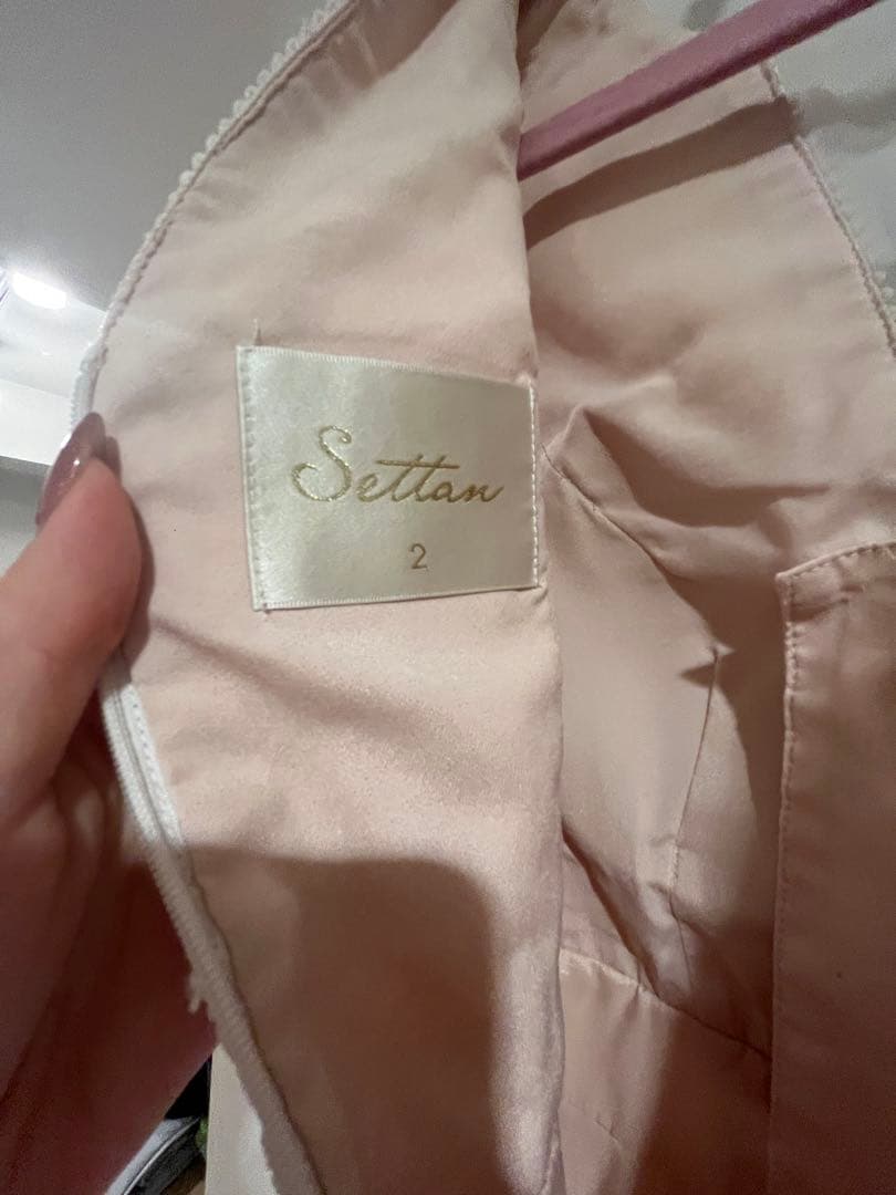 ホワイトレースマキシドレス　erukei sugar settan