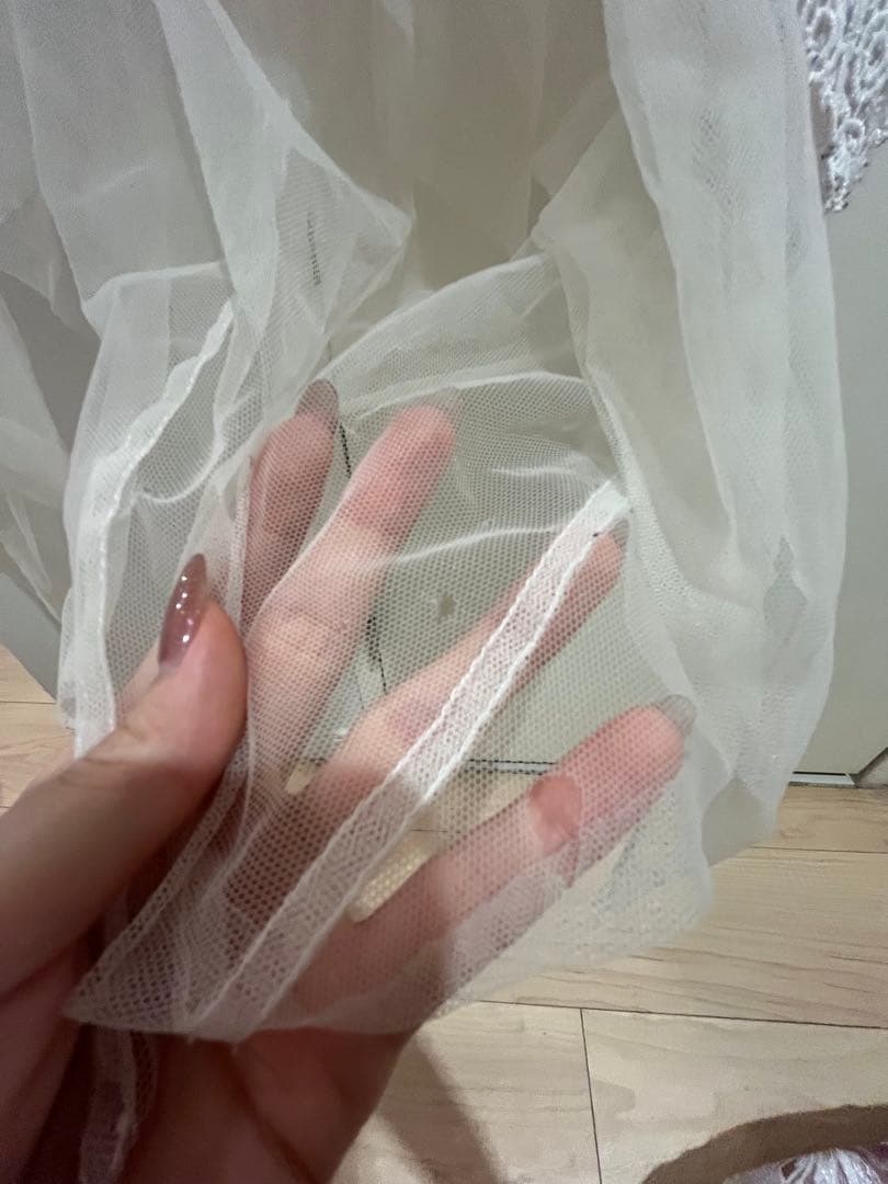 ホワイトレースマキシドレス　erukei sugar settan