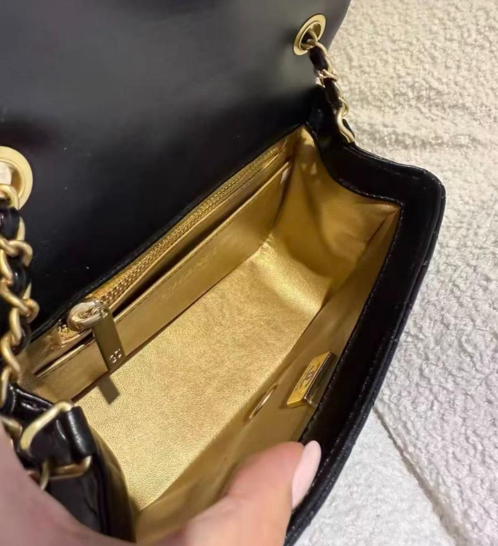 希少✨ 状態良好 cHaNeL✨ ブラック レザー ショルダーバッグ