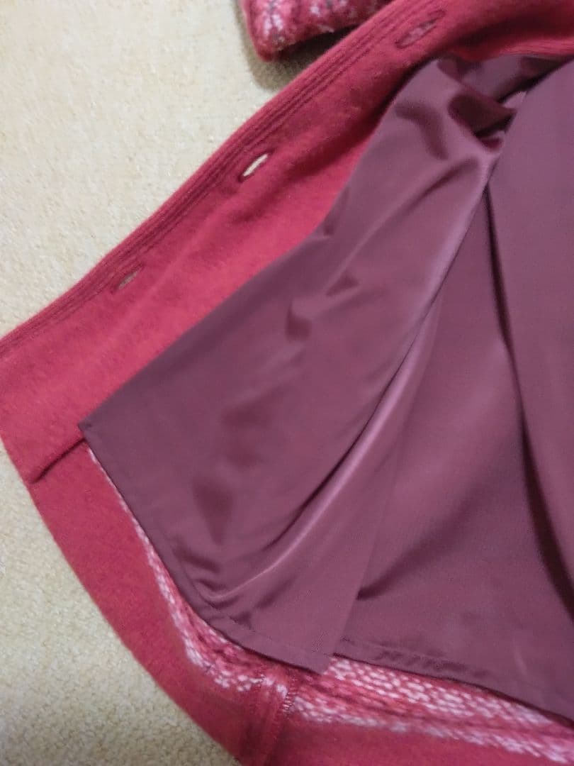 マドモアゼルノンノン フード付きニットコート