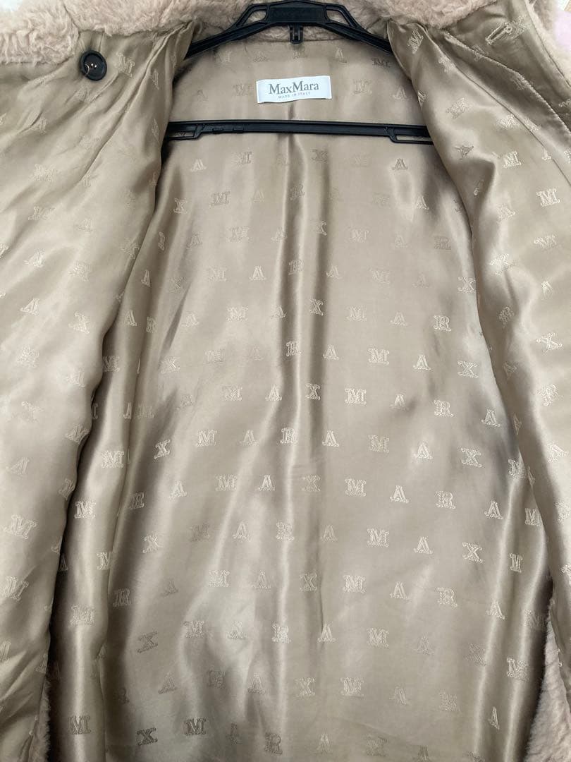 【正規品】MaxMaraテディベアケープサンドベージュ