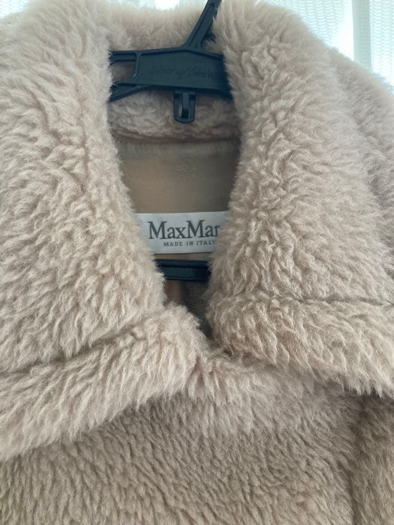 【正規品】MaxMaraテディベアケープサンドベージュ