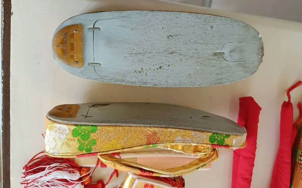 薄紫の着物と金の作り帯☆七五三７歳セット