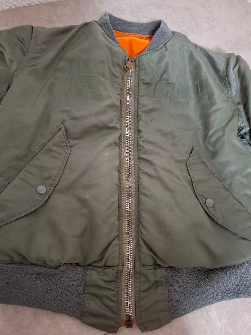 米軍実物 MA-1 フライトジャケット 1973年製　SMALL