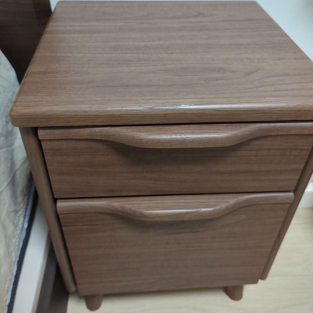 ニトリ　NITORI　サイドテーブル　アスカ　2段