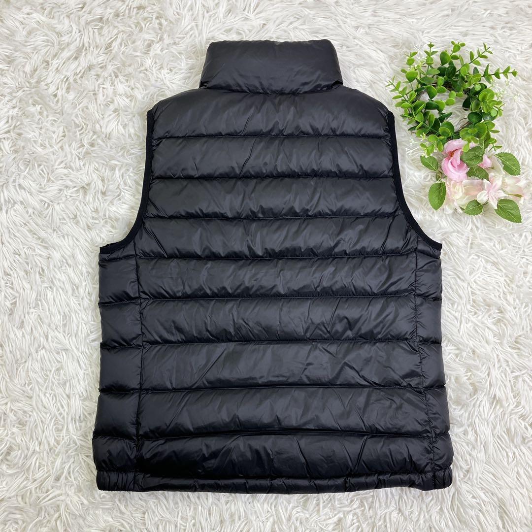 【美品】ポロラルフローレン ダウンベスト ブラック ポニーロゴ 刺繍 XS