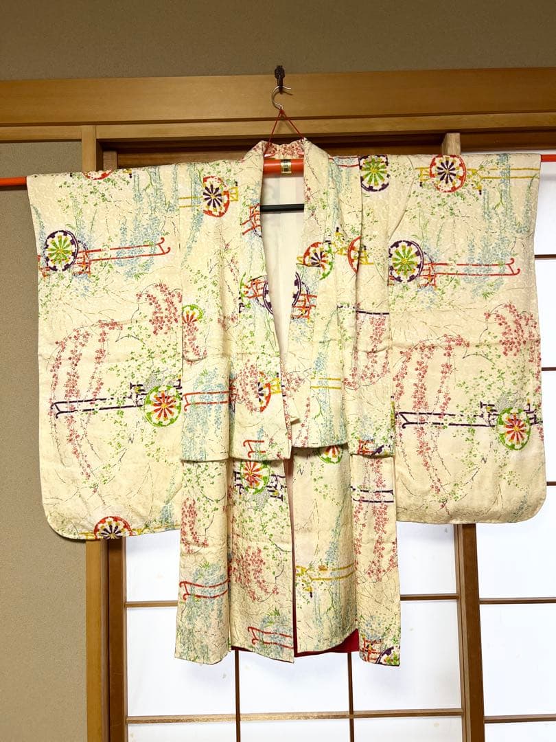 7歳　七五三　子ども振袖　子供着物　振袖　帯、長襦袢　セット