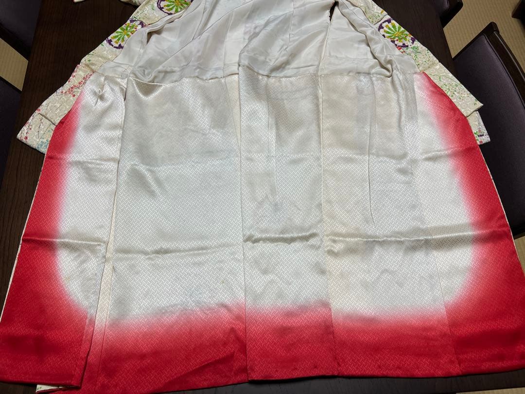 7歳　七五三　子ども振袖　子供着物　振袖　帯、長襦袢　セット