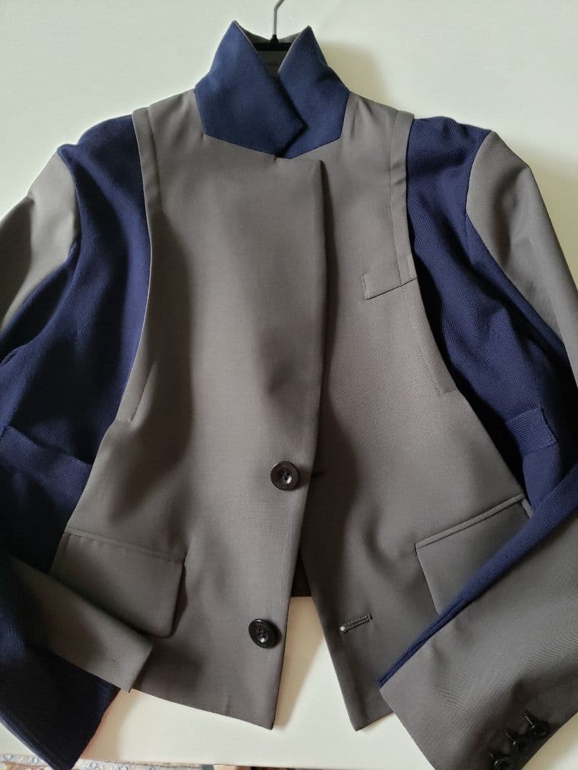 sacai サカイ バイカラージャケット