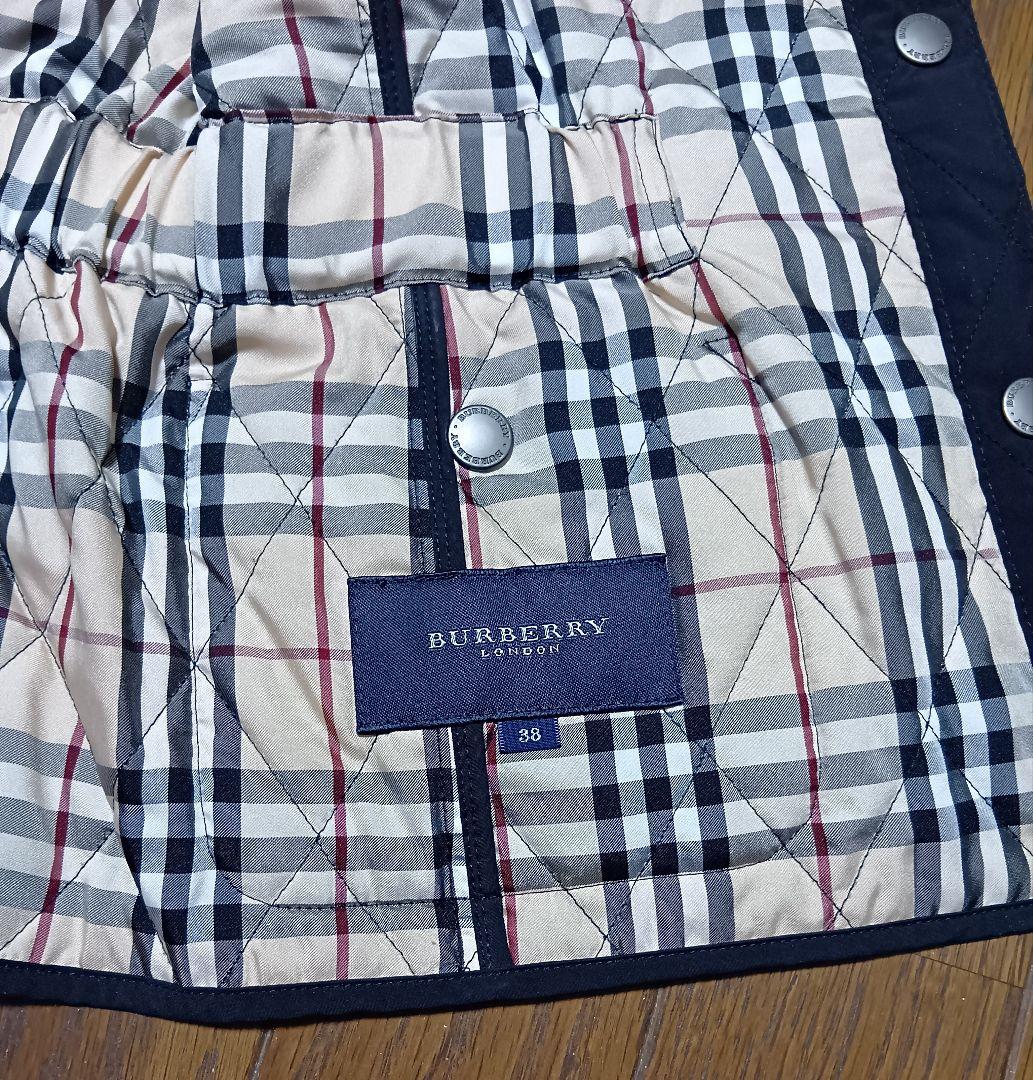 ●バーバリー●キルティングベスト●中綿入り●ポリエステル100%●婦人用