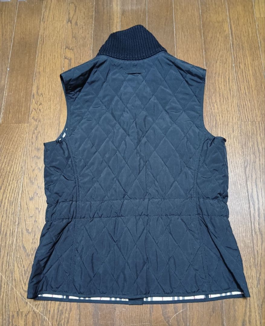 ●バーバリー●キルティングベスト●中綿入り●ポリエステル100%●婦人用