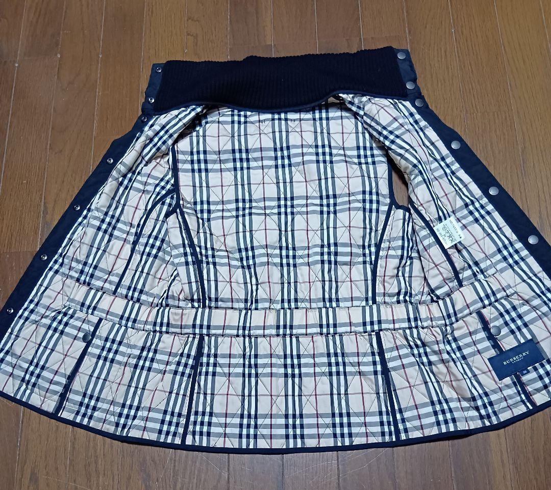 ●バーバリー●キルティングベスト●中綿入り●ポリエステル100%●婦人用