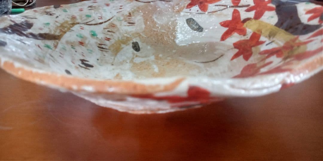 なる 桜と紅葉の大鉢