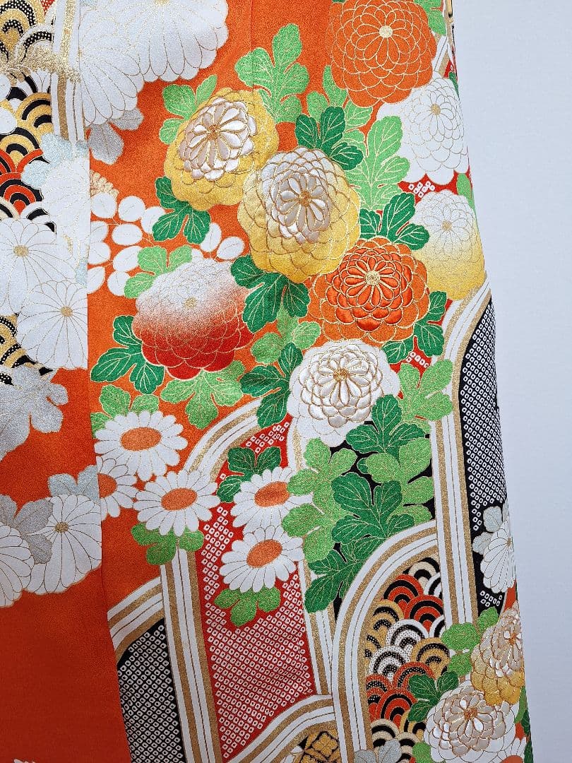 着物リメイクワンピース3636