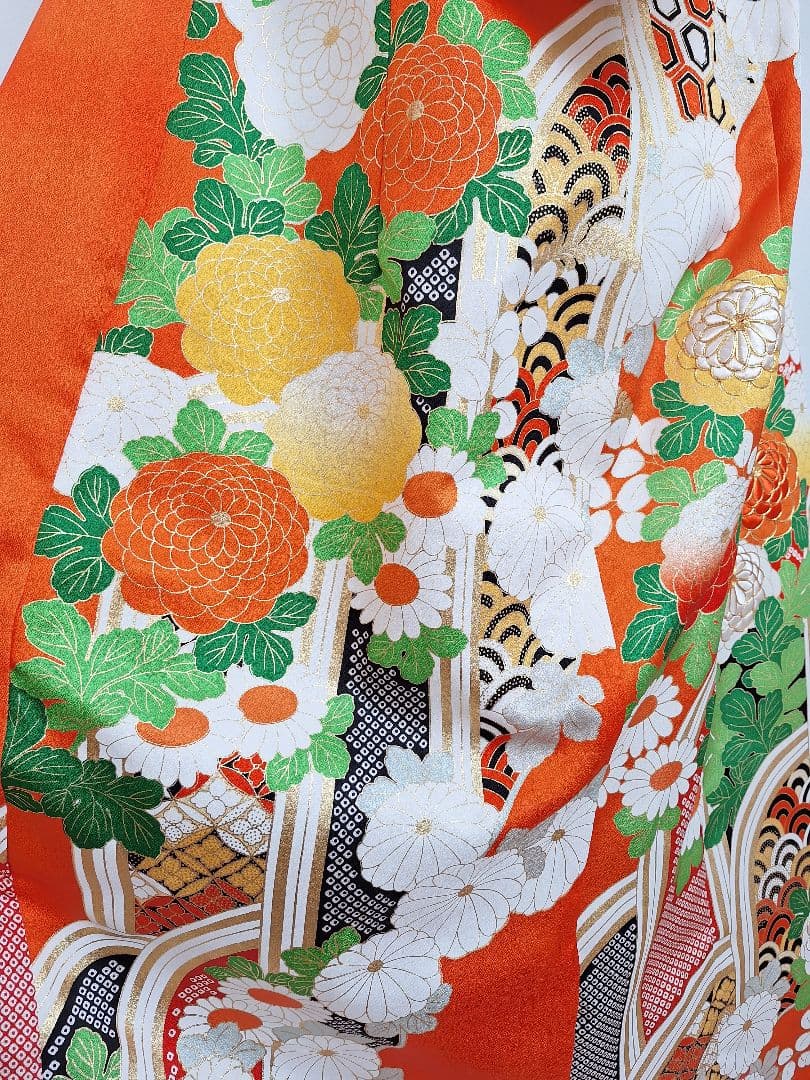 着物リメイクワンピース3636