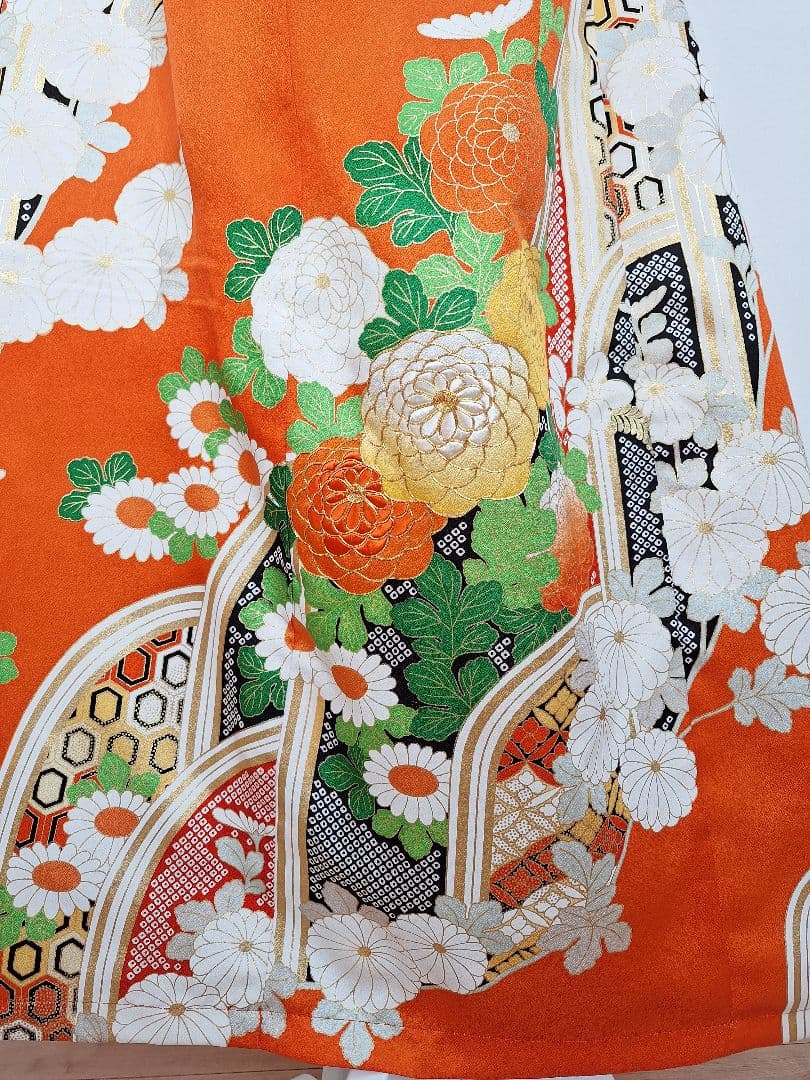 着物リメイクワンピース3636