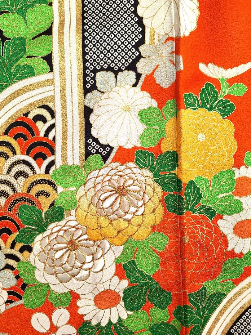 着物リメイクワンピース3636