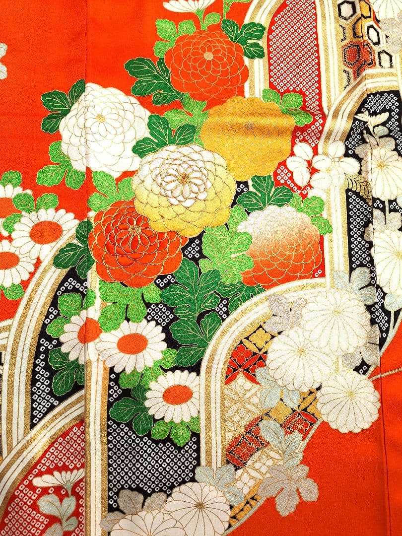 着物リメイクワンピース3636