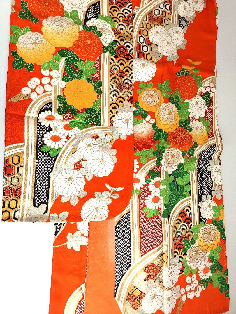 着物リメイクワンピース3636