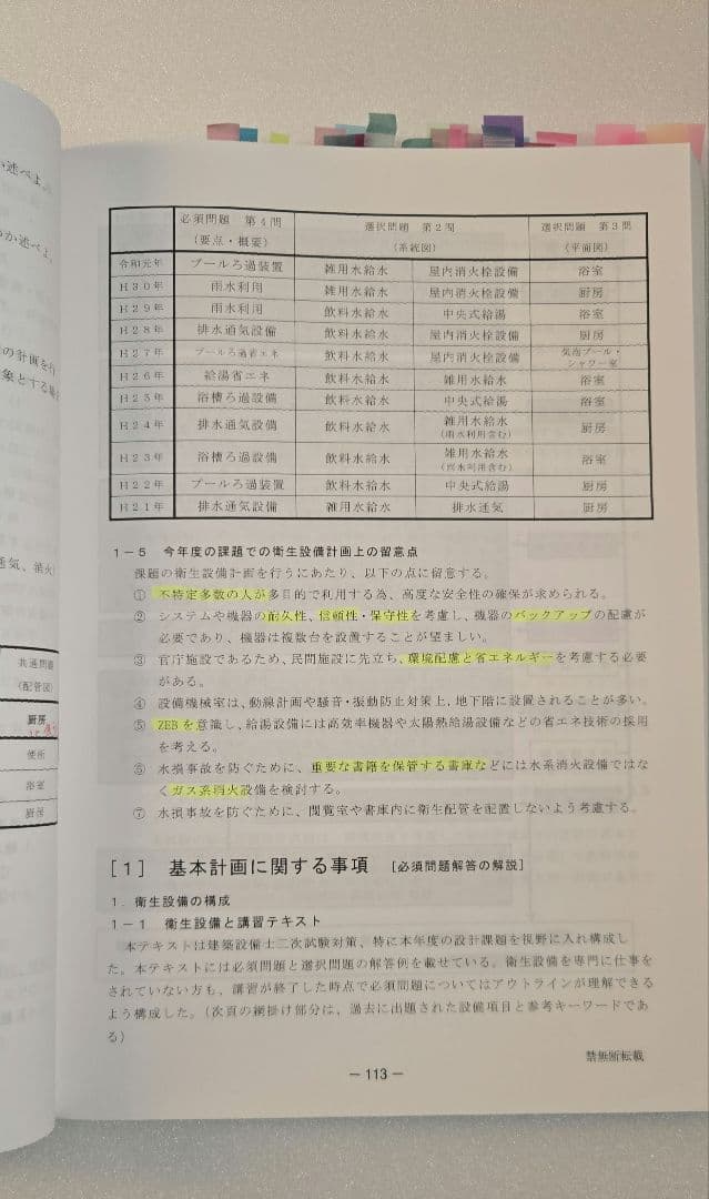 建築設備士試験　二次試験講習テキスト（令和5年）　おまけ付き。