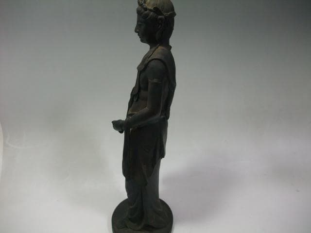 値下げ可能　高村光雲 聖観音 菩薩 銅製 ブロンズ像