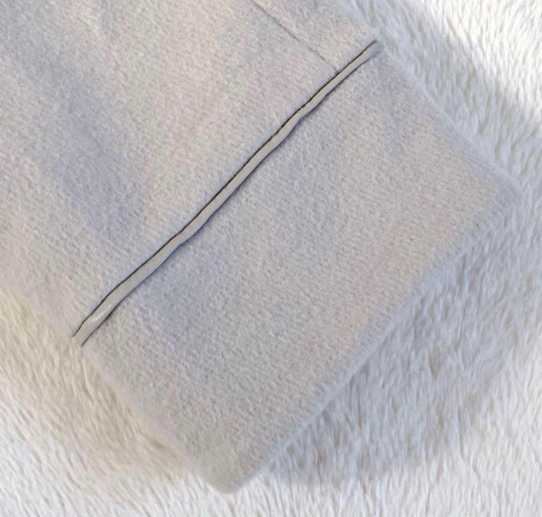 新品！any SiS エニィスィス　ノーカラーショートコート　アイボリー　L