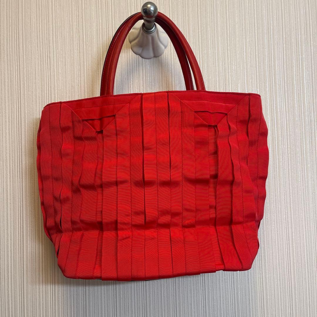 アニヤハインドマーチ　赤　トートバッグ