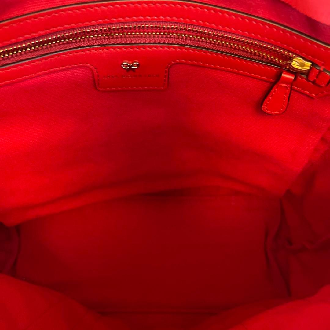 アニヤハインドマーチ　赤　トートバッグ