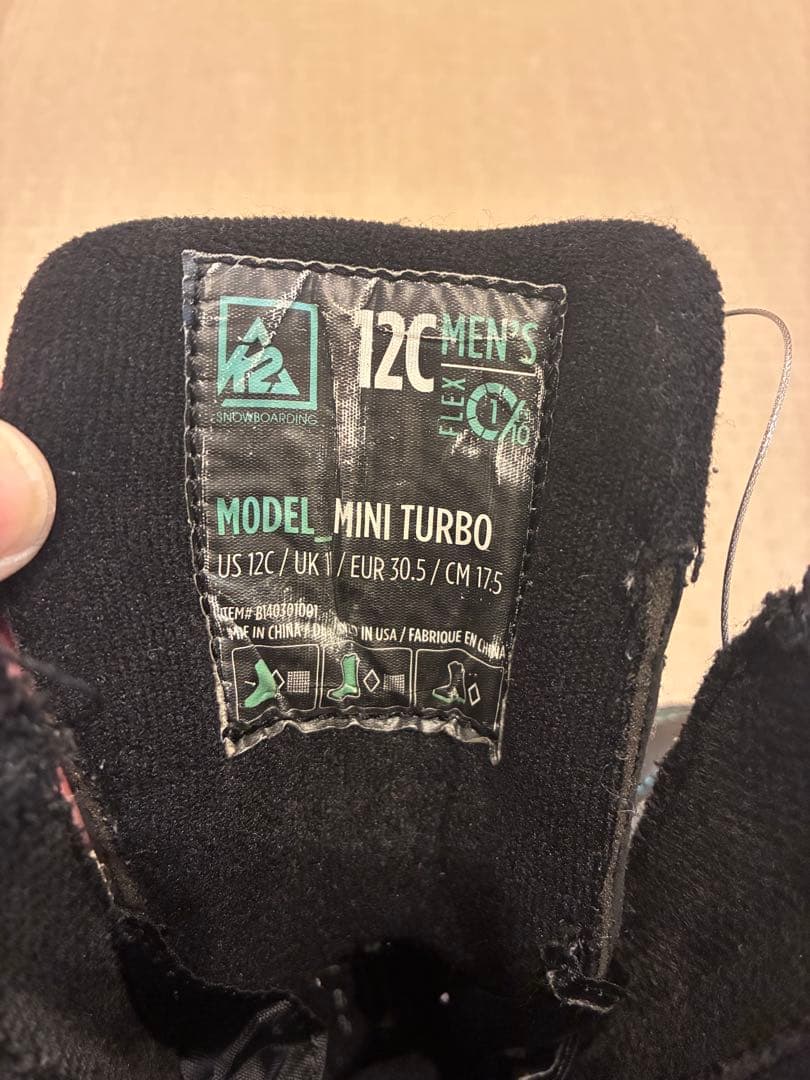 スノーボード　k2 90cm ブーツ　ビンディングセット