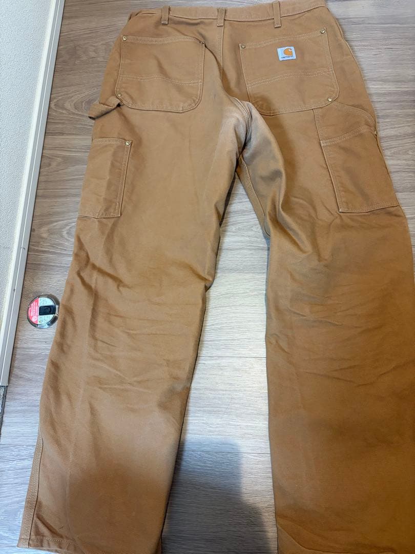 Carhartt ダックダブルワッペンフロントワークパンツ ダブルニー 34