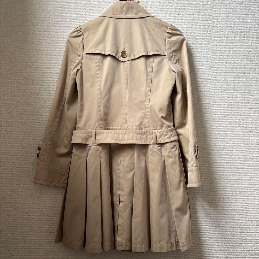 バーバリーブルーレーベル　トレンチコート　ノバチェック　３８　春