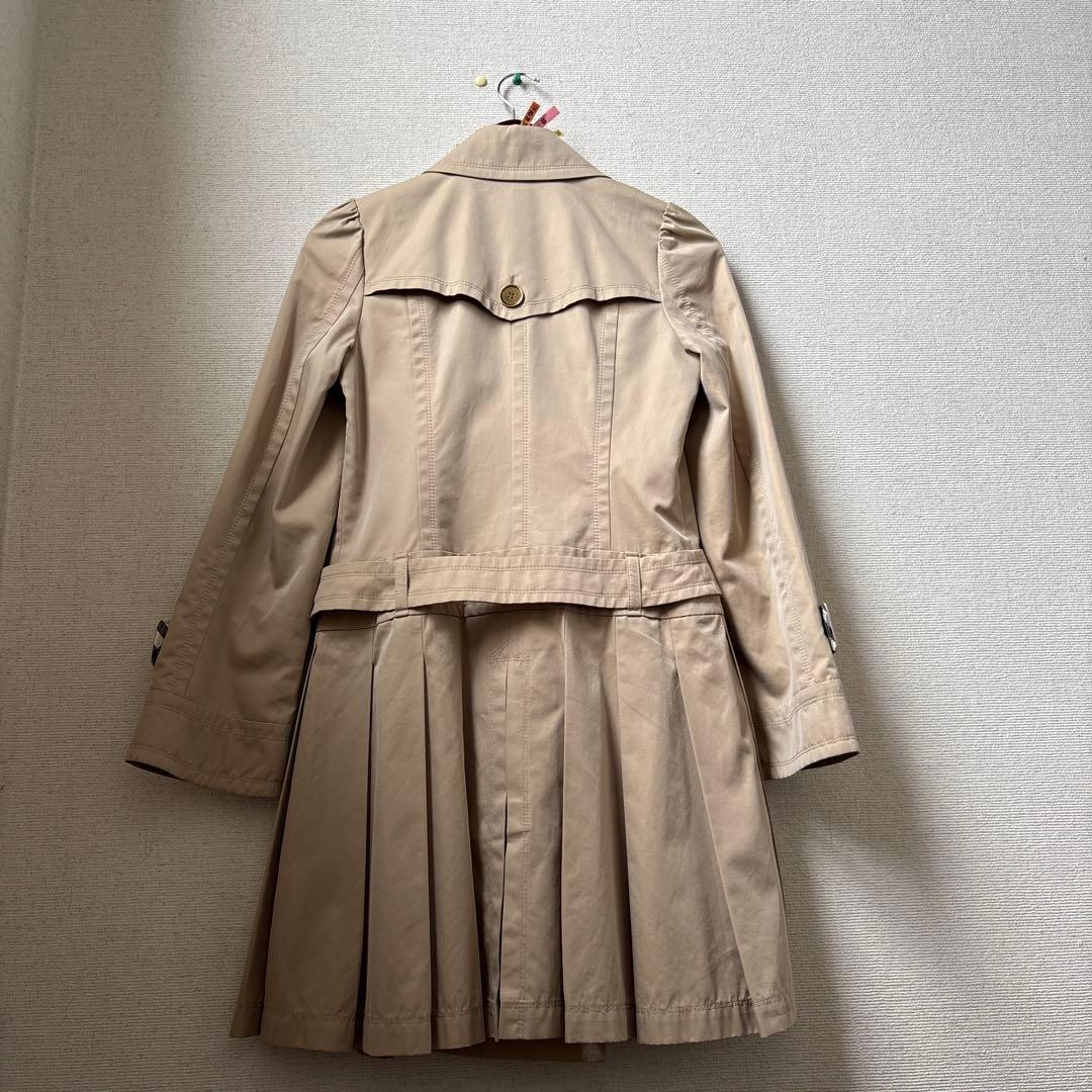 バーバリーブルーレーベル　トレンチコート　ノバチェック　３８　春