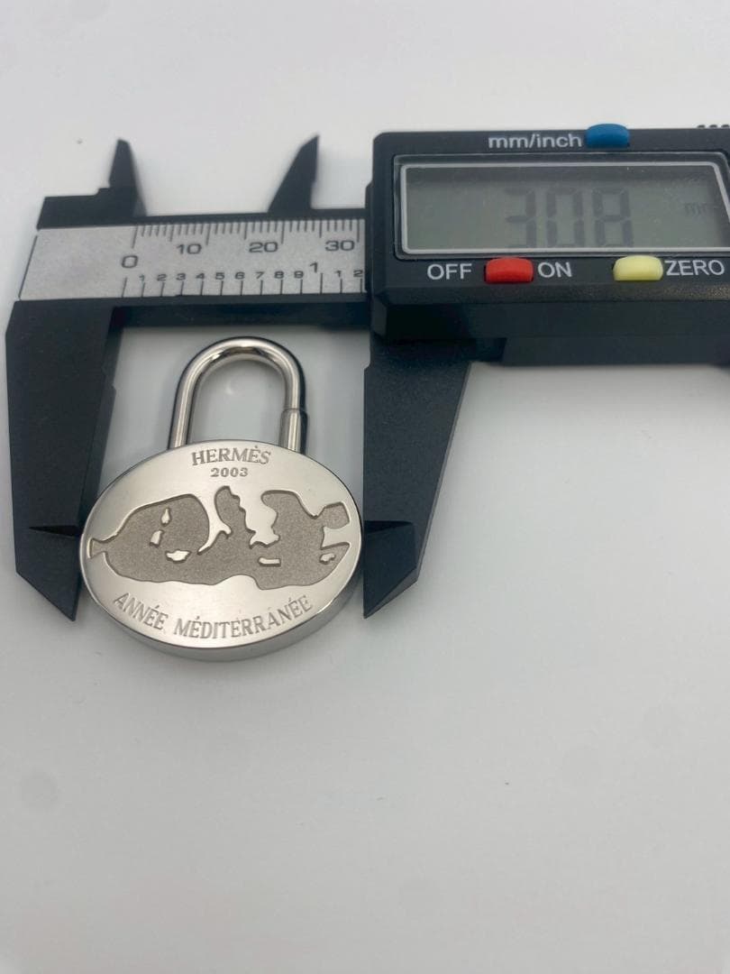 エルメス 2003 地中海 モチーフ シルバー カデナ 箱付