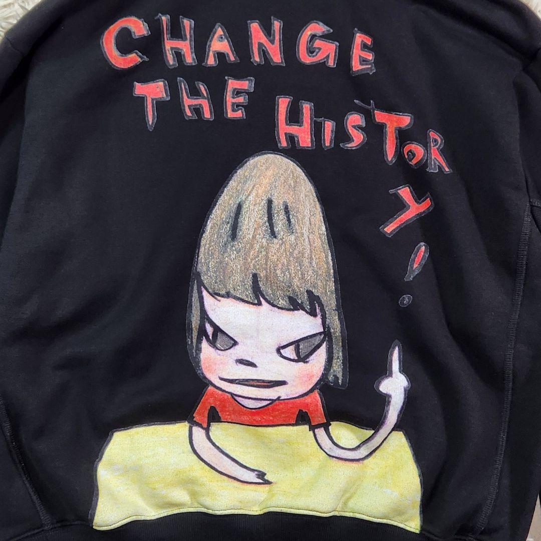 極美品 ステラマッカートニー 奈良美智 ナラヨシトモ フーディ パーカー 黒