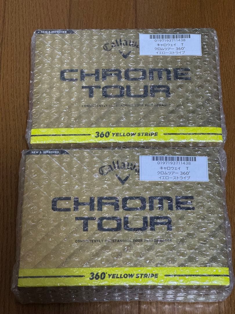 キャロウェイ クロムツアー CHROME TOUR 360°　2ダース イエロー