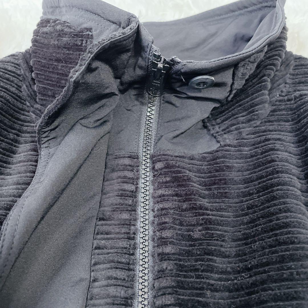 極美品　エイココンドウ　コーデュロイ　異素材切替　ロングコート　秋冬　42