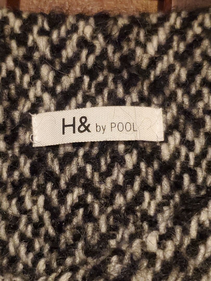 H＆ by POOL ヘリンボーンロングコート