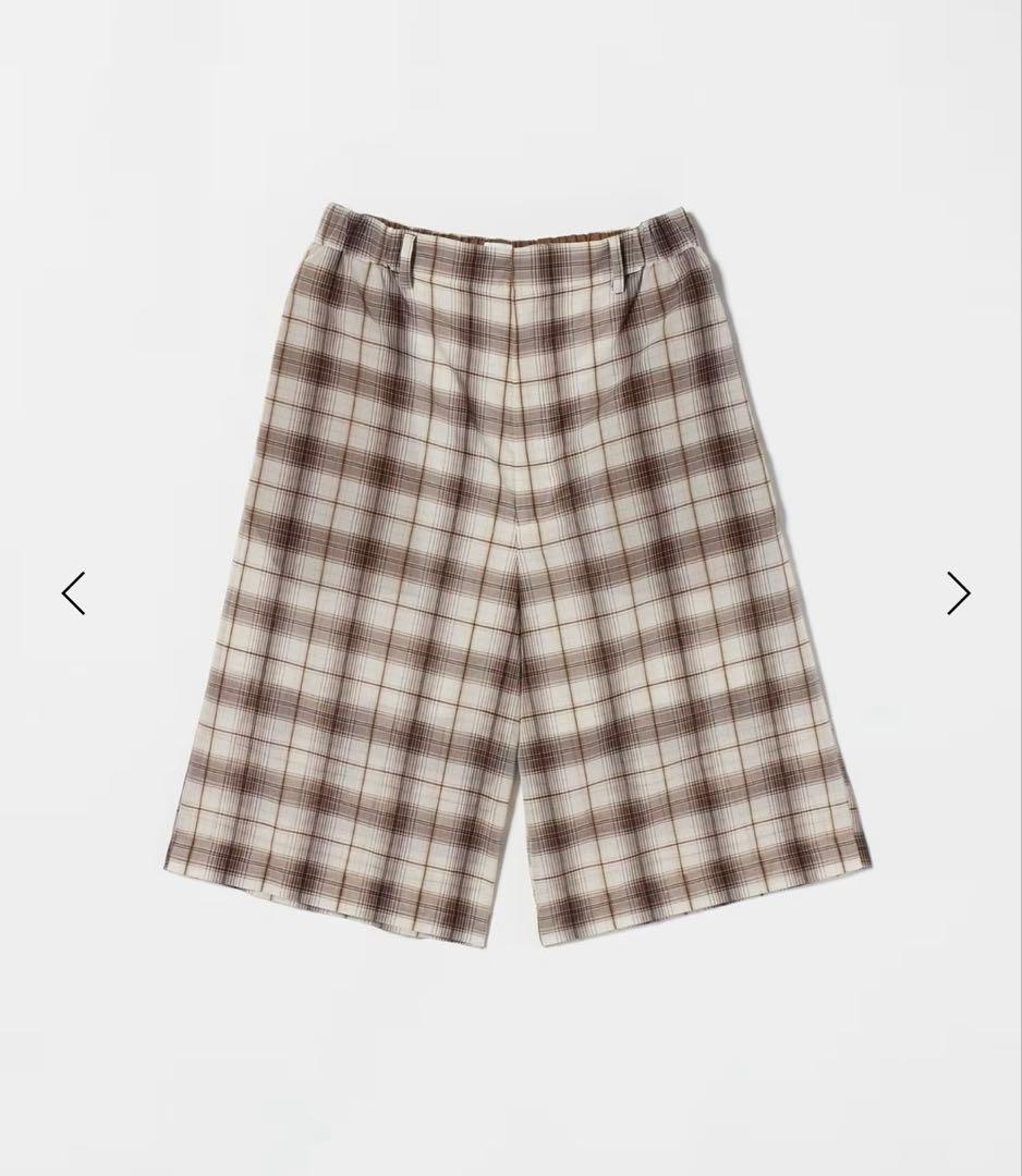 6roku ハーフパンツ　チェック