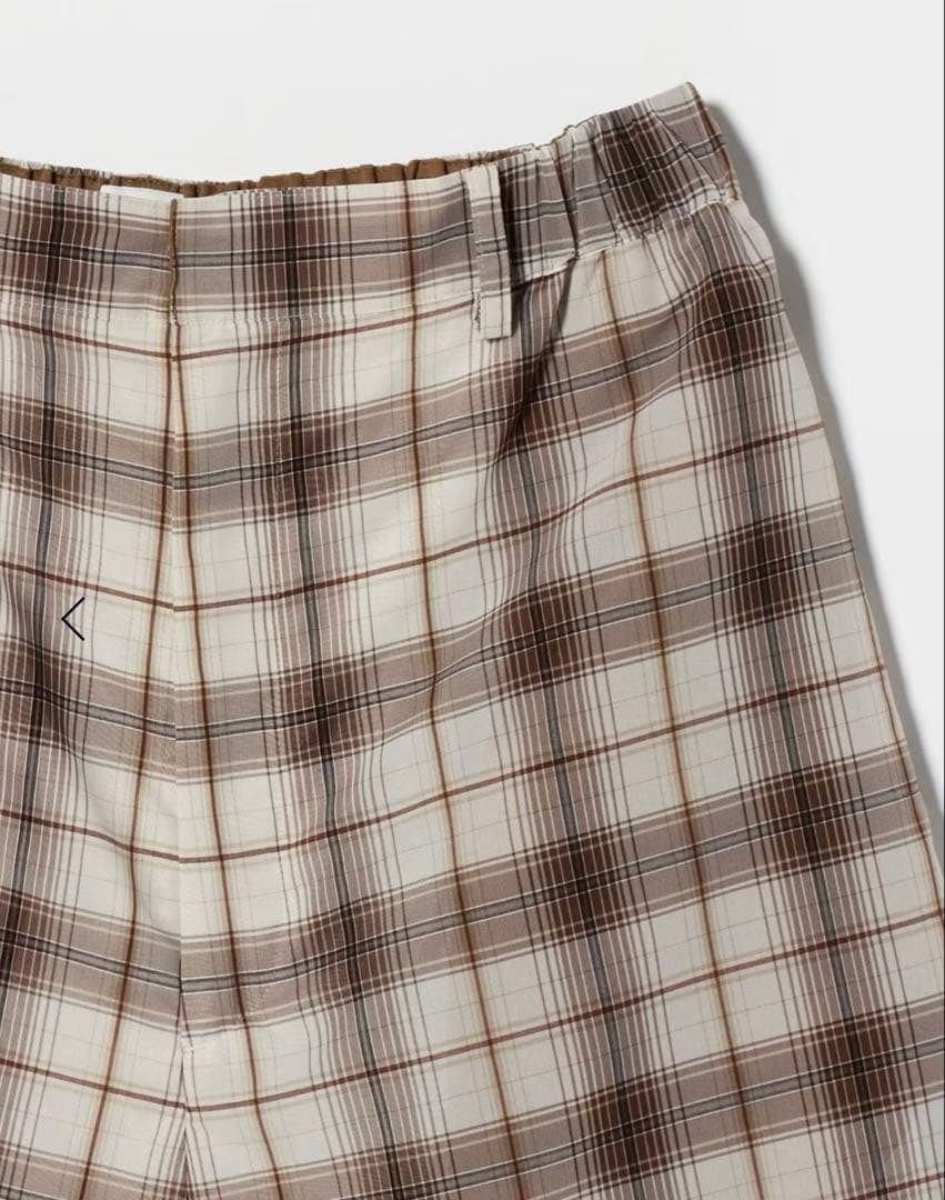 6roku ハーフパンツ　チェック