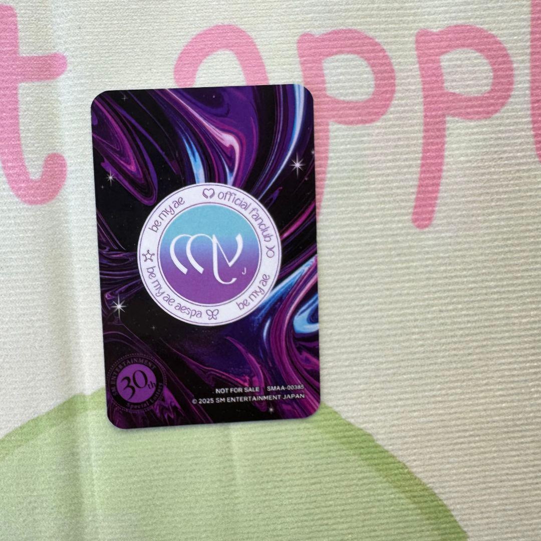 aespa SM Anniversary 30th 抽選 当選 トレカ ニンニン