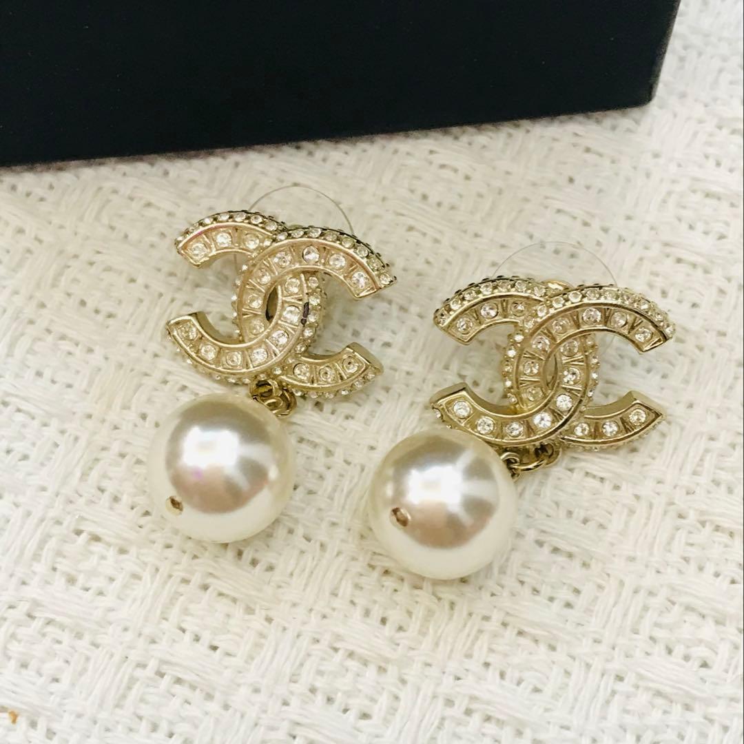 シャネル　パール　ピアス